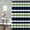 Green, variant on Navy Blue, Lime Green and White Kids Bathroom Fabric Bath Stripes Shower Curtain,72x72inch