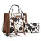 thumbnail image 1 of Bolso Tote Montana West Wrangler con Estampado de Vaca para Mujer + Cartera, 1 of 7
