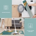 thumbnail image 6 of Teal Gold Wave Marble Pattern Kitchen Rugs Sets Of 3,Kitchen Runner Rugs Non Skid Washable,Decorative Kitchen Floor Mats for Kitchen,Sink,Laundry,17"x30"+ 17"x47" + 17"x59", 6 of 6