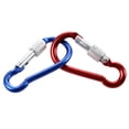 thumbnail image 3 of 10Pcs Assorted Color Aluminum Alloy Carabiner Clip Hook Bottle Holders, 3 of 3