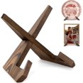 thumbnail image 1 of ANBOXIT Plate Stand for Display - 6.5 Inch Plate Holder Display Stand, Wooden Picture Frame Holder, Decorative Table Top Easels, 1 of 8