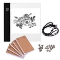 thumbnail image 3 of Kit de Création d'Animation DIY : Coussin Lumineux LED 18,5x18,0cm avec Luminosité Réglable à 3 Niveaux, Alimenté par USB, Inclut 5 Livres à Rabat (300 Feuilles) et Vis de Reliure – Parfait pour Dessiner, Traacer, Animation 2D –, 3 of 7