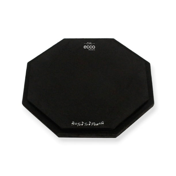 Pad Practicador de Bateria Octagonal 10 Negro