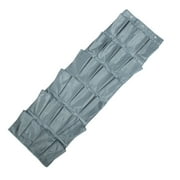 Household 24 Pockets Shoes Door Wall Hanging Storage <mark>Organizer</mark> Bag Dark Gray
