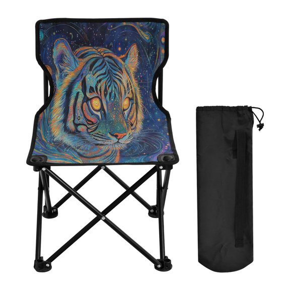 BZSMCE Camping Chairs Modern Celestial Roar Pattern Folding chair