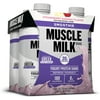 Muscle Milk Smoothie Strawberry Banana Yogurt Ready to Drink Protein Shake, 20g Protein, 11 oz, 4 Pack