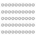 thumbnail image 2 of Hex Full Nuts, 50Pcs A2-70 Stainless Steel Thread Nut Assortment Kit with Complete Sizes for Industrial Machinery, Designed for Insulating Materials, 2 of 7