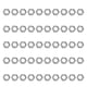 thumbnail image 1 of Tuercas de rosca de Acero inoxidable Nikou 50 piezas hexagonales A2‑70 Kit surtido, 1 of 9