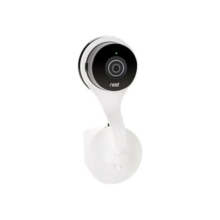 Wasserstein - 360° Swivel AC Outlet Mount for Nest Cam and Dropcam PRO Security Cameras - White