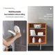 thumbnail image 5 of 2IN1 Folding Desktop Fan Portable Air Conditioner Wall Mounted Fan Rechargeable with 3 Gears for Home Office, 5 of 5