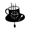 thumbnail image 3 of Reloj de pared con forma de taza de café (sin taza), ideal para colgar en la oficina o para amantes de la música. Ideal para aulas y dormitorios., 3 of 9
