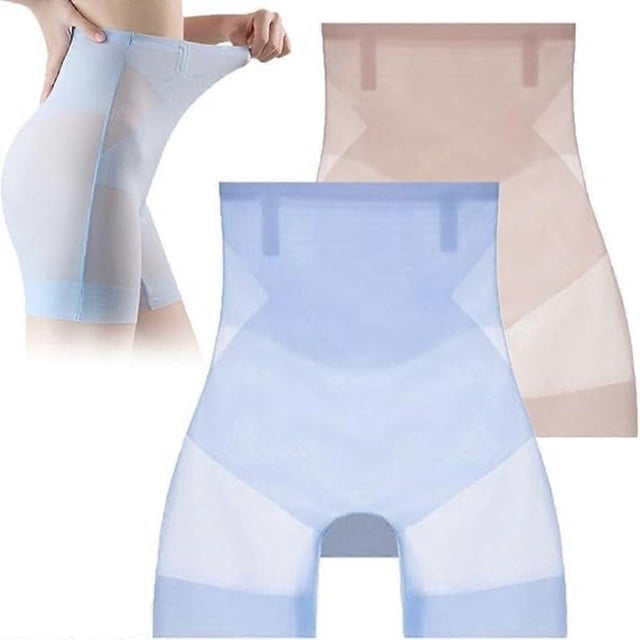New Ultra Slim Body Shaping Underwear Tummy Control Hip Lift Panties for Women Seamless Ice Silk High Waisted For Yoga Sports
