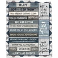 thumbnail image 1 of LHSHID 80th Birthday Gifts for Women 80th Birthday Thrown Blanket 80 Years Old Gifts Ideal for Him Her Blanket Gift for Yess Wife Friends 80th Birthday Blanket Decorations 50x60in, 1 of 6