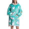 thumbnail image 3 of Manta de Franela Con Capucha ANGGREK Sudadera Con Capucha Cómoda Y Cálida Gran Tamaño Adultos, 3 of 6