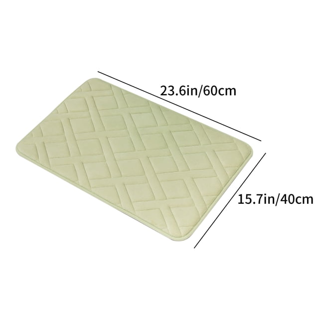 HOARBOEG Home Bathroom Absorbent Floor Mat Is Machine Washable Soft Comfortable And Quickly Absorbs Water Ensuring Stable And Non Slip Bathroom Floor MatFloor Mat Doormat Gift Decorative Pad