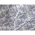 thumbnail image 3 of Ambesonne Floral Quilted Coverlet 3 Pcs, Bohemian Folk Flower Pattern, King Size, Purple Ceil Blue and Ivory, 3 of 4