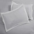 thumbnail image 4 of Royale Linens Silver Duvet Cover Twin Size - Soft Twin Duvet Cover Set -2 Pieces Double Brushed Twin Duvet Covers with Zipper Closure, 1 Twin Duvet Cover 68x90 inches and 1 Pillow Sham (Twin, Silver), 4 of 8