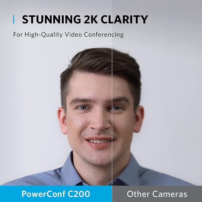 Anker PowerConf C200 2K Webcam, AI Noise Canceling photo 2