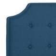 thumbnail image 6 of VECELO Height Adjustable Tufted Button Linen Upholstered Headboard for Twin Bed, Blue, 6 of 8