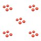 thumbnail image 3 of sweethay Paquete de 4 1/8 coches de control remoto tuercas de ruedas hexagonales tapa de montaje a prueba de polvo Kit de piezas de repuesto Type2 NO2, 3 of 6