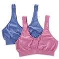 thumbnail image 2 of Women's Bali X1J3 Comfort Revolution Microfiber Crop Bra - 2 Pack, 2 of 2