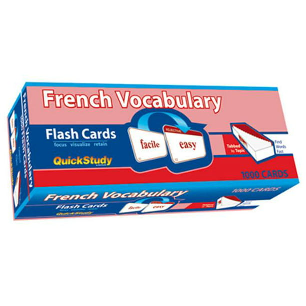 BarCharts 9781423221173 Vocabulaire Français Cartes Flash