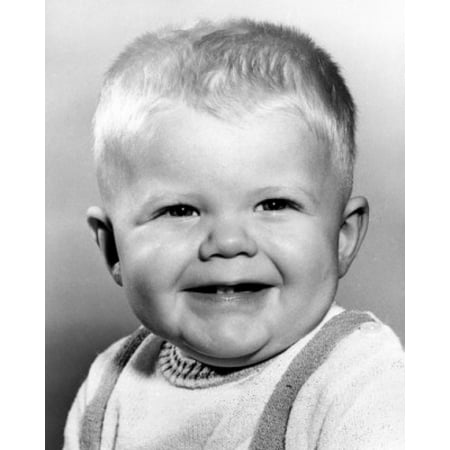 Studio portrait of baby boy smiling Canvas Art -  (18 x