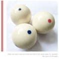 thumbnail image 3 of SHOWERORO 2Pcs Pool Cue Balls Replaceable Resin White Color For Sports Match Standard Training, 3 of 6