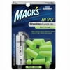 Mack's Hi Viz Soft Foam Shooting Earplugs, 7 Pair with Travel Case - Most Visible Color, Easy Compliance Checks, 32dB High NRR - Comfortable, Safe Ear Plugs for Hunting, Tactical, Target Shooting