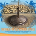 thumbnail image 7 of Island Umbrella 50-lb Classic Cast Iron Umbrella Base in Bronze, 7 of 7