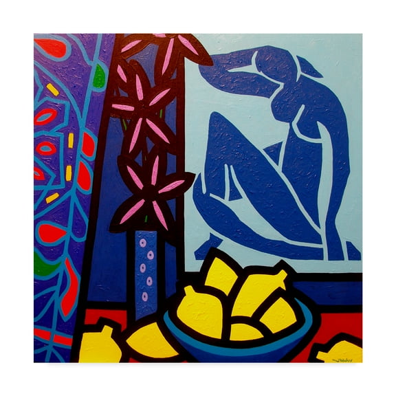 Trademark Fine Art 'Homage to Matisse 1' Canvas Art by John Nolan