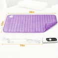 thumbnail image 3 of Heating Pad-Electric Heating Pads for Back, Neck, Abdomen, Fast Heating To 150°F, Soft Flannel Blankets, Heated Pad For Shoulder, Knee, Hot Pad, Ideal Gift For Dad, Best for Lover, Mothers Day Gifts, 3 of 10