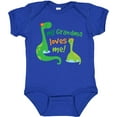 thumbnail image 3 of Inktastic Grandma Loves Me Grandchild Dinosaur Boys Baby Bodysuit, 3 of 5