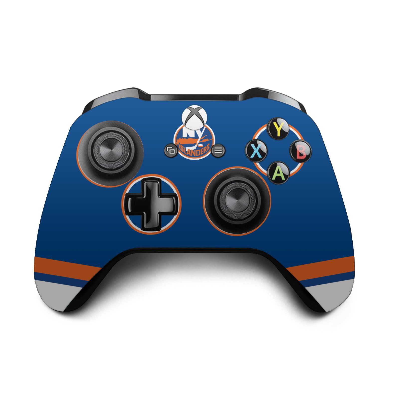 Head Case Designs Officially Licensed NHL New York Islanders Oversized Vinyl Sticker Skin Decal Cover Compatible with Microsoft Xbox One S / X Controller