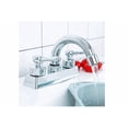 thumbnail image 3 of Mezcladora para Lavabo de Baño, Grifo para Lavabo de Baño, Llave Mezcladora para Baño, Grifo de Baño, Llaves Lavabo Baño Xtellar plateado, 3 of 4