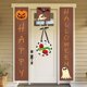 thumbnail image 4 of Generic Adorno de pared de calabaza y calavera para Halloween, decoración artesanal de madera para fiestas de espíritus., 4 of 6