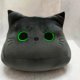 thumbnail image 1 of Juguetes de peluche de animales de peluche para gatos, almohada de peluche de gato gris lindo de 12 pulgadas, diseño de forma de gato suave en 3D, cojín lumbar para la espalda, juguete de peluche para niños, cumpleaños, regalos de Navidad Rojo Verde, 1 of 6