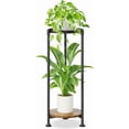 thumbnail image 1 of Metal & Wood Plant Stand Indoor & Outdoor Multi Levels lbs Capacity, 1 of 7