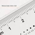 thumbnail image 4 of Unique Bargains Flexible Ruler 4 Inch 0.5mm Scale PET Plastic Covered Thickened Film Straight Ruler, 4 of 6