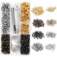 thumbnail image 1 of Craftsmanship Meets Elegance, 400Pcs Self-Backing Metal Decorative Grommets, Perfect For Leather Craft Accessories, Includes Easy Installation Kit, 1 of 7