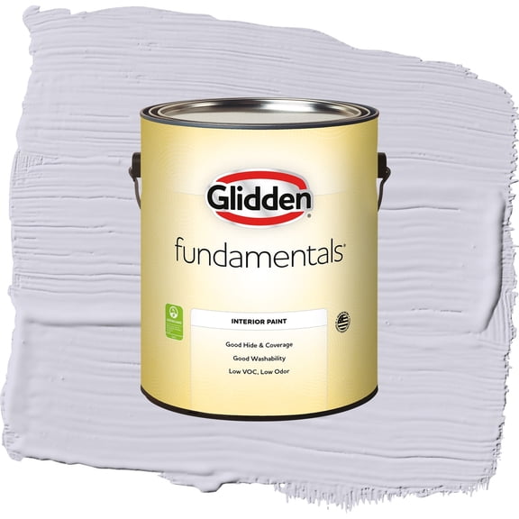 Glidden Fundamentals Frosted Lilac / Purple, Eggshell Interior Paint, 1 Gallon