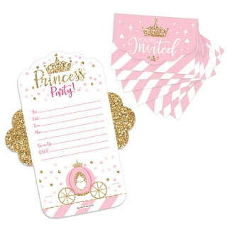  Amscan, Fancy Shoe Large Novelty Invites, Party Supplies, 4 x  6, Pink/Black : Home & Kitchen