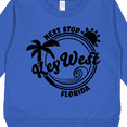 thumbnail image 3 of Inktastic Next Stop Key West, Florida Toddler Sweatshirt, 3 of 4
