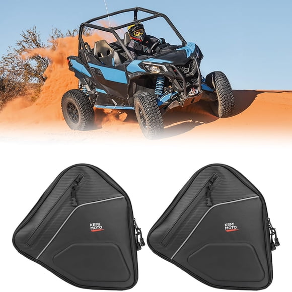 KEMIMOTO Sacs de Porte Résistants à l'Eau en EVA avec Rembourrage Compatible avec les Portes de Stock Sport Can-Am Maverick 2017-2025