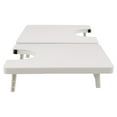 thumbnail image 1 of WASHWEPE 2Pack Sewing Machine Extension Table Plastic White Sewing Craft Table Extension For Household Sewers, 1 of 8
