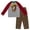 Gray / red, variant on A CHRISTMAS STORY Big Boys Pajama Shirt & Pajama Pants gray / red 14-16