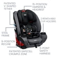 thumbnail image 3 of Asiento convertible para automóvil Britax One4Life, 10 años de uso de 5 a 120 libras, se convierte de un asiento infantil para automóvil orientado hacia atrás a un asiento elevador orientado hacia ade, 3 of 5