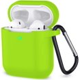 thumbnail image 1 of AirPods Case, Full Protective Silicone AirPods Accessories Cover Compatible with AirPods 1&2 Wireless and Wired Charging Case(Front LED Visible),Light Green, 1 of 5