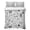 White Black, variant on Full Quilt Set 78''x90'', Video Game Lightweight Summer Bedspread Coverlet Set with 2 Pillow Shams, Black White Game Controller Monochrome Breathable All Season Quilt Bedding for Bedroom/Guest Room