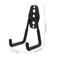 thumbnail image 3 of Soporte de pared para manguera de alta resistencia, organizador de almacenamiento para colgar tuberías de agua, soporte de metal para manguera de pared, 3 of 7